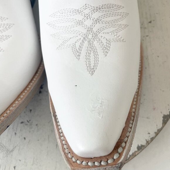 Lane MEGAN MORONEY Cowboy Boots Smokeshow Womens 9.5 White Western Cowgirl Tall - Picture 8 of 14